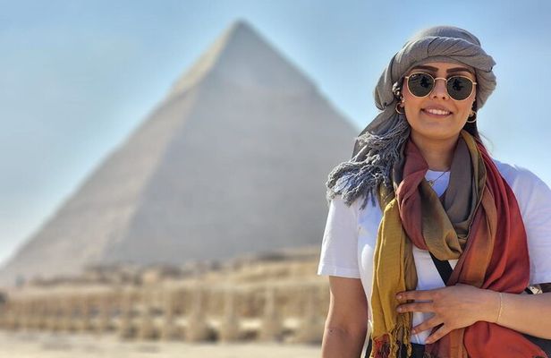 Guided Tour to Giza Pyramids ,Sphinx, Camel & inside the pyramids