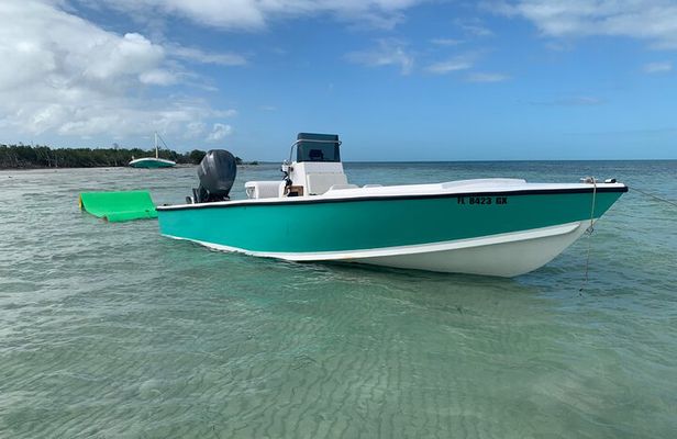 Private Boat Tour to Sand Bar Snorkel Dolphins and Sunset