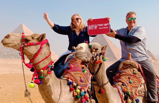 pyramids and Egyptian Museum Day tour -Car, tickets, guide, Lunch