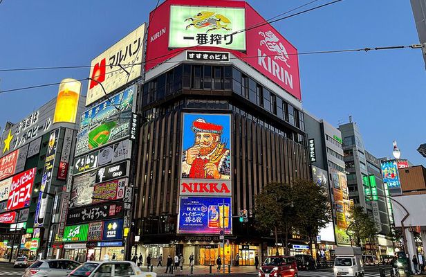 Private Night Cityscape and Food Walking Tour in Sapporo