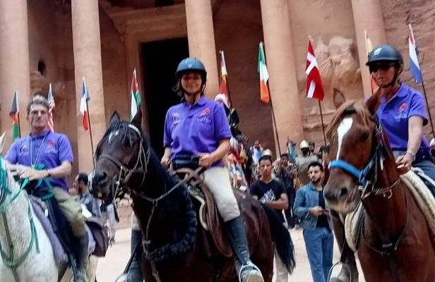 Private Horse Riding Tour in Petra-tomb Haroun Trial