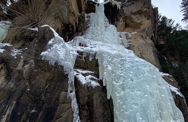 Frozen Waterfall Snowshoe Tour Estes Park
