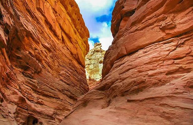 Jeep Safari Canyon Salama and Snorkeling in Dahab City From Sharm