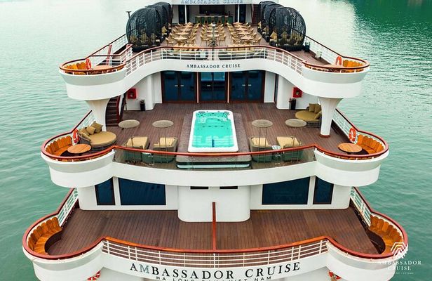 The Most Luxury Day Tour in Halong Bay with Ambassador Cruise