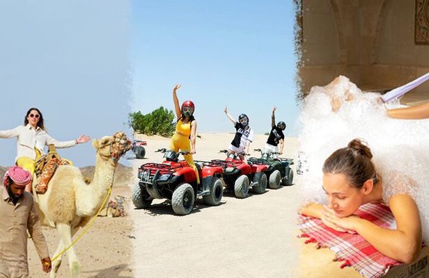 Safari ATV Quad Bike, Camel Riding and relax at Turkish Hammam Bath - Hurghada