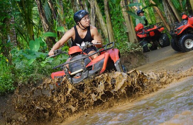 Bali Quad Bike Adventure - Monkey Forest and Tegenungan Waterfall