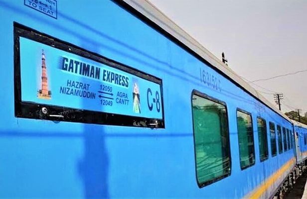 Super fast Train tour for Agra Taj Mahal from Delhi Same day