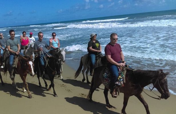 Short Excursion horseback riding tours on the beach and mountain