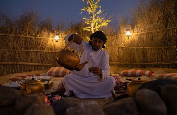 Dubai Al Khayma Camp Experience with BBQ Dinner and Transfers