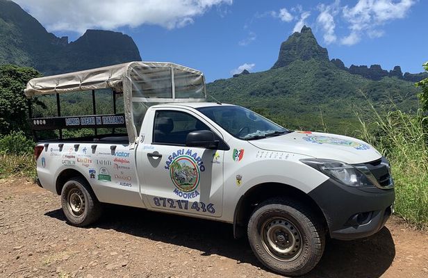 Moorea 4WD Tour Inc. Belvedere, Pineapple Farm, Magic Mountain...