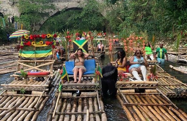 Great River Bamboo Rafting & Limestone Massage at Lethe Jamaica