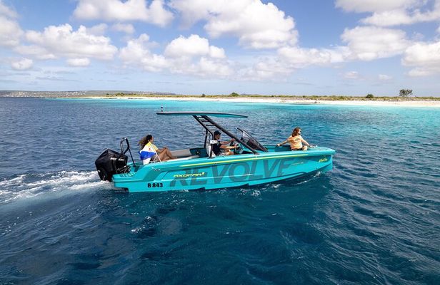 Private Half day REVOLVE Boat & Snorkeling tour in Bonaire