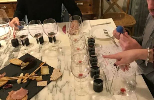 Make your bland bottle and cork Your wine in center of Florence