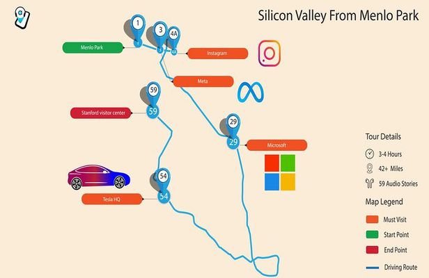 Silicon Valley Self-Guided Driving Audio Tour for Technology Lovers