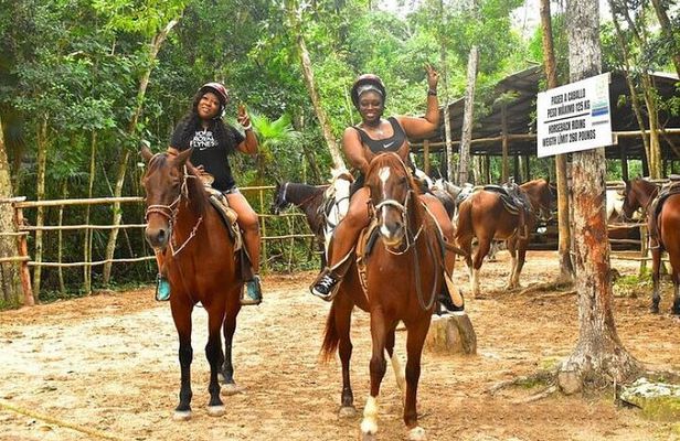 Half Day Horseback Riding Adventure with Cenotes in the Jungle