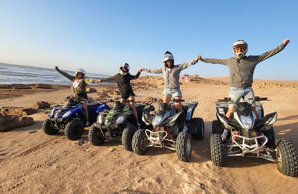 Agadir Quad Biking Adventure in Sand Dune and Beach