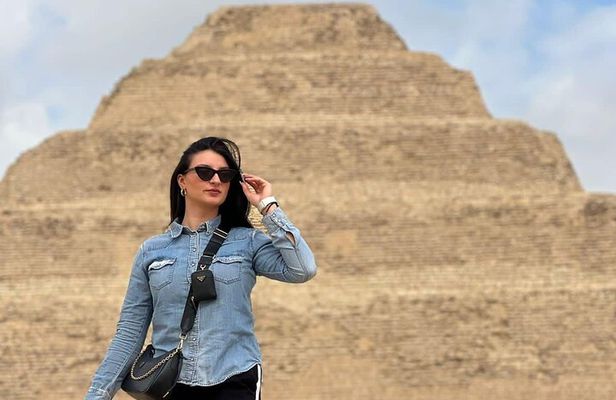 Private trip Giza pyramids, sphinx ,Sakkara Step ,Memphis ,Camel ride & Lunch