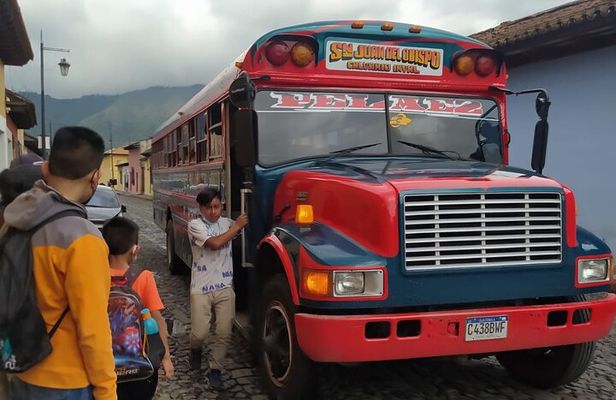 Chicken Bus Experience to San Juan del Obispo