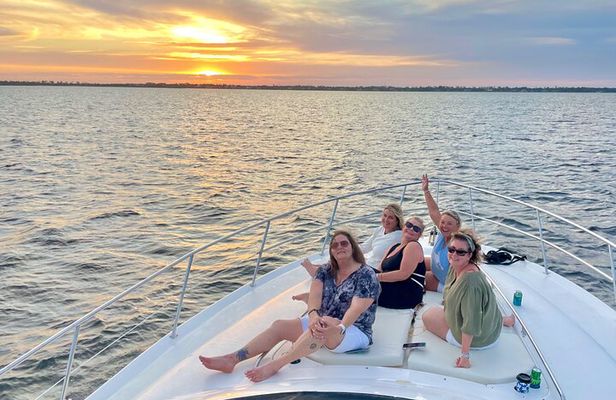 Private 3 Hour Sunset Cruise On A 50' Luxury Yacht With Captain