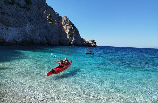 From Athens: Half-Day Sea Kayak tour at the Corinthian gulf