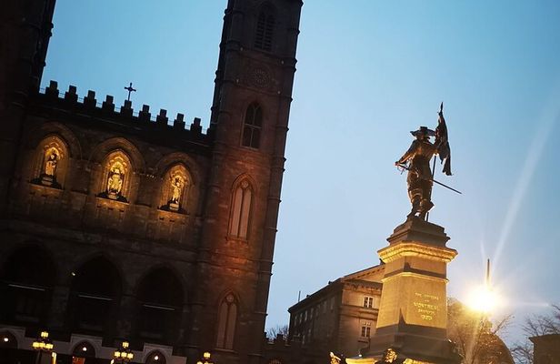 Private Guided Evening Old Montreal Walking Tour with Ruby Roy