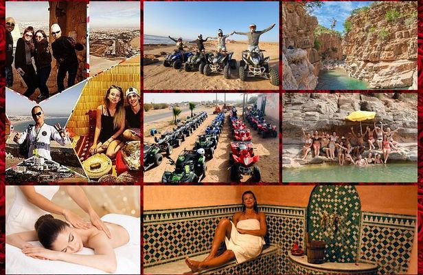 4 Excursions In 1 Pack = City tour + Quads + Hammam-massage + Paradise Valley