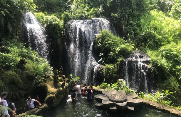 Purification Holy Bath at Beji Gria Waterfall 