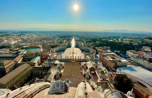 Rome St Peters Basilica, Tomb, Grottoes and Climb the Dome Tour