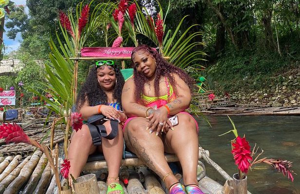 Great River Bamboo Rafting and Limestone Foot Massage Tour From Montego Bay