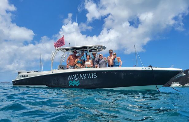 Private Full Day BVI Boat Charter Aboard MV Aquarius