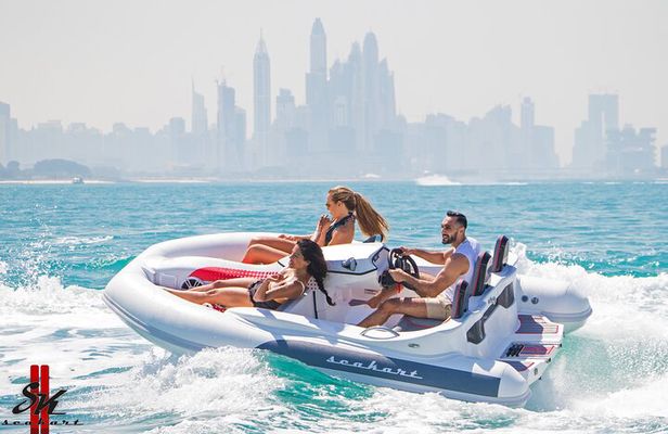 120 MINUTES Dubai Private Self-Drive SeaKart Jet Ski Boat Tour