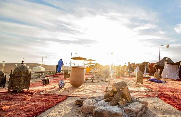 From Marrakech: Agafay Desert Dinner with Camel Ride