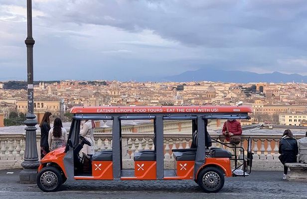 VIP Rome Golf Cart Food Tour with Eating Europe