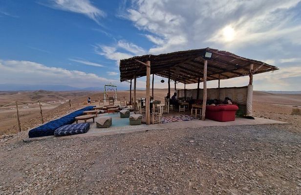 Private: Magical Dinner And Agafay Desert & Sunset Camel Ride