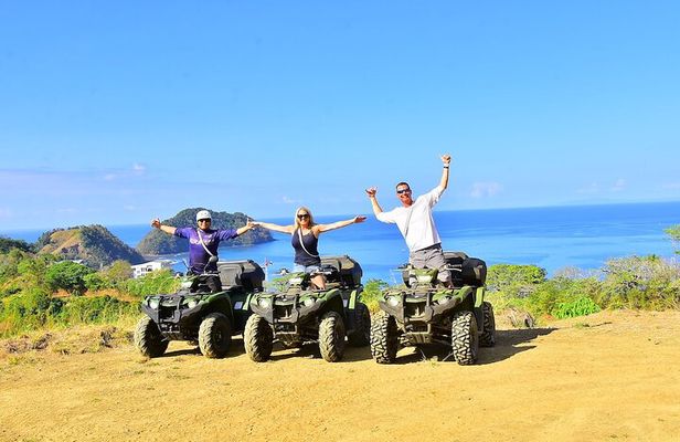 2 Hour ATV + Waterfalls in Jaco Beach and Los Suenos