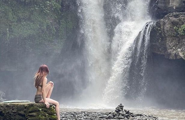 Ubud: Monkey Forest, Water Temple, Rice Terrace, Waterfall