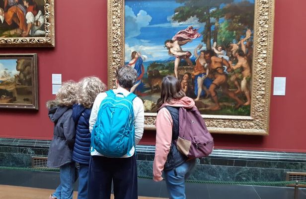 National Gallery of London Guided Tour for children and families with kids friendly guide