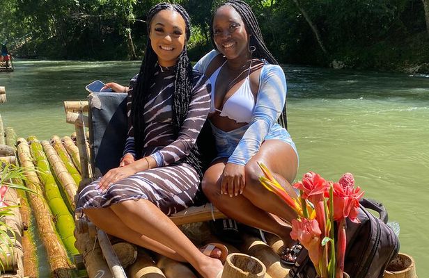 Montego Bay Bamboo Rafting and Hip Strip Private Tour