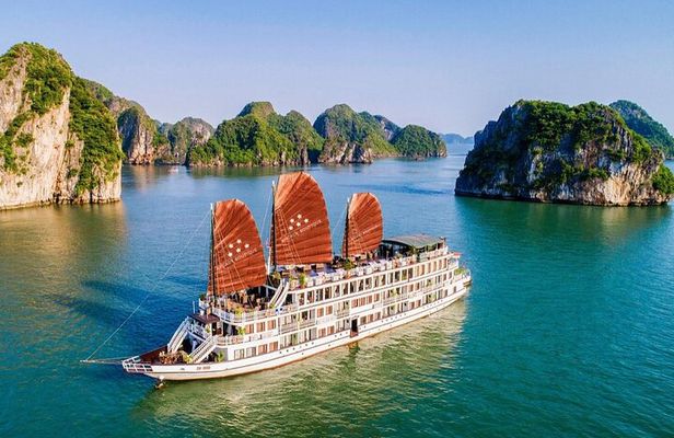 Arcady Boutique Cruise in Halong Bay from Hanoi by Expressway