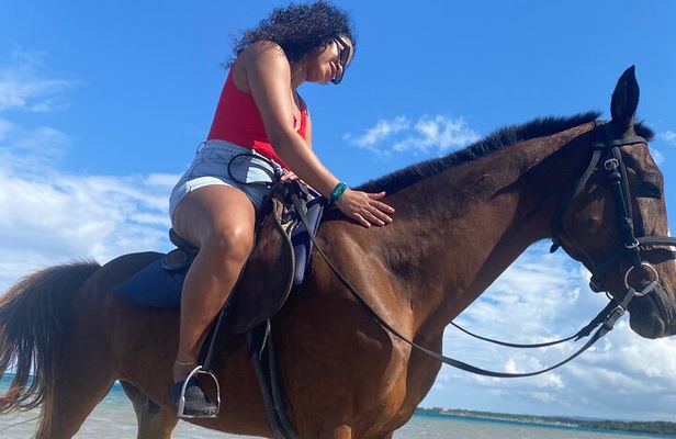 Horseback Riding + Bamboo River Rafting Experience from Ocho Rios