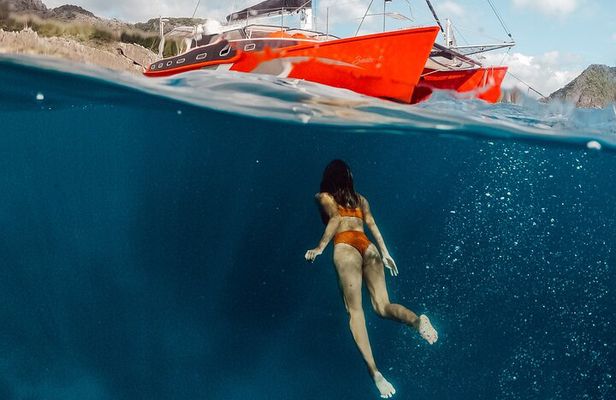 Seacret Luxury Catamaran Yacht Group Island Hopping Tour