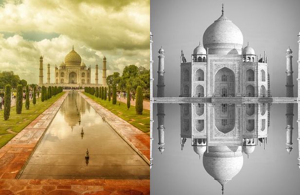 From Delhi: Overnight Taj Mahal Sunrise and Sunset Tour