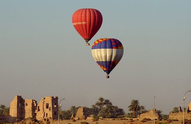 Hot-air Balloon ride, Visit the Kings Valley, Hatshepsut temple,