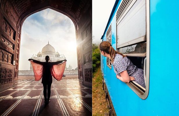 4 Day Golden Triangle Tour with Train Ride Experience