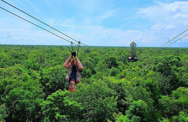 ATV Extreme Adventure Single with Ziplines & Cenote Swim