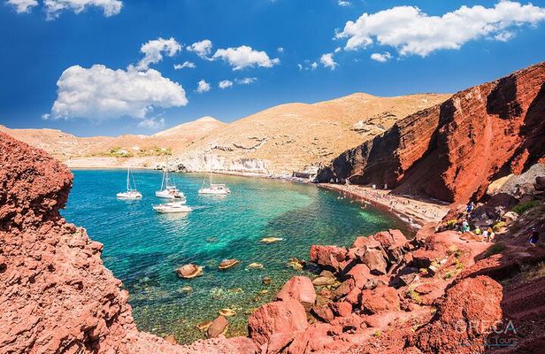 Santorini Private Shore Excursion – Beaches & Highlights