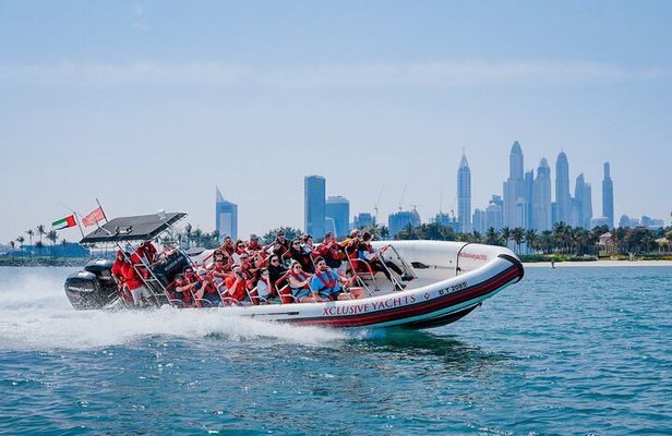 90 Minutes Speedboat Tour: Marina, Atlantis, Palm & Burj Al Arab