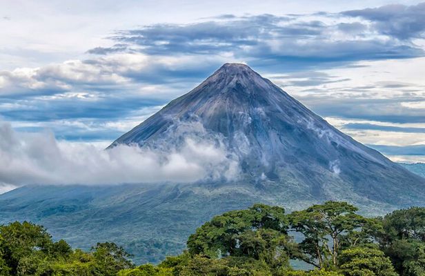 Arenal Volcano with Ecotermales Hot Springs From San José