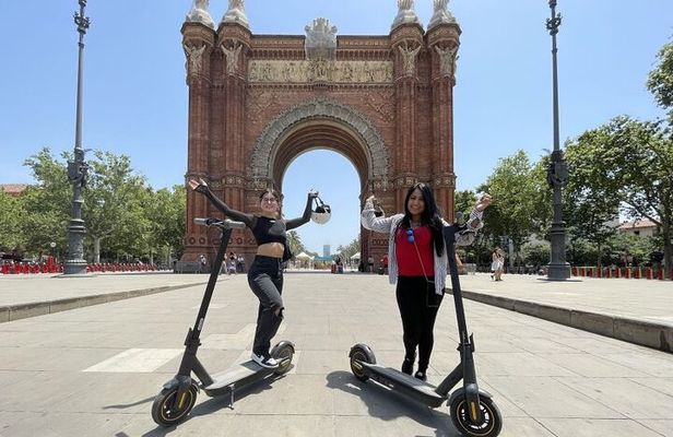 Barcelona Guided 2 hour E-Scooter Tour
