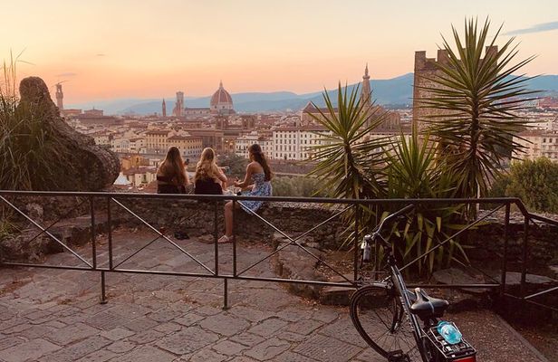 Sunset Bike tour of Florence &Rose Garden & Piazzale Michelangelo